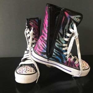 Sketchers Twinkle toes multicolor sequined boot